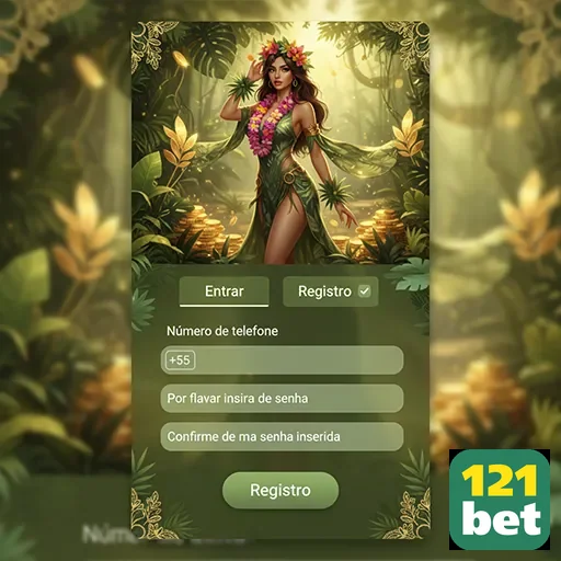 Cadastro seguro no 121bet com campo para telefone.