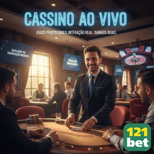 Jogadores em cassino ao vivo na 121bet com interação real.
