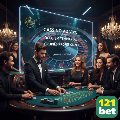 Tela da 121bet com crupiês em cassino ao vivo.
