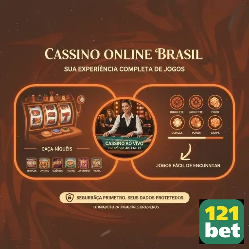 Interface de caça-níqueis no 121bet com opções VIP.