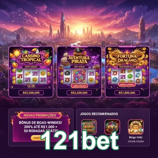 Viva a Experiência de Slots Populares - 121bet