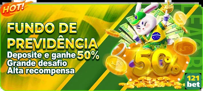 Plataforma 121bet com propaganda de cashback mensal.