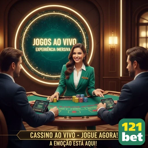 Jogadores em cassino ao vivo na plataforma 121bet.