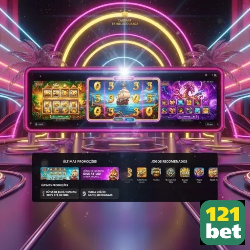 121bet apresenta uma interface de cassino vibrante no celular.